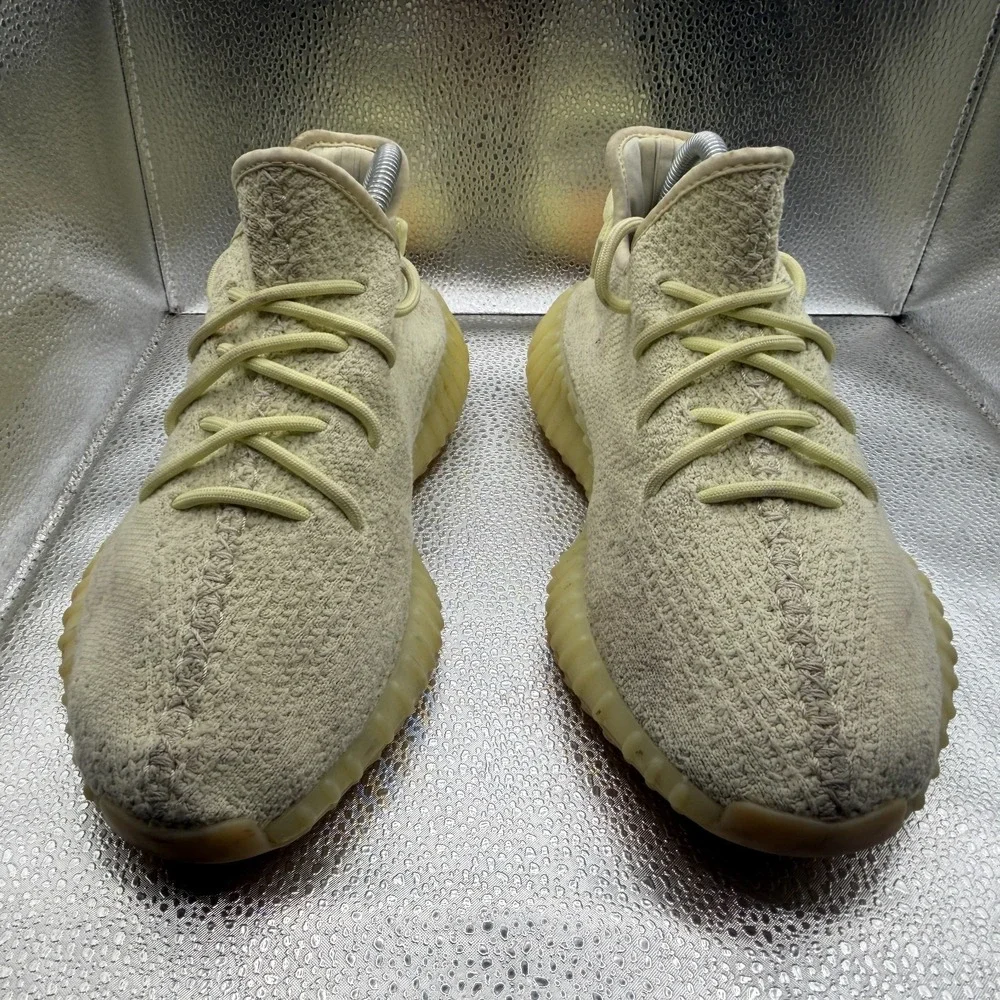Size 8 Adidas Yeezy Boost 350 V2 Butter Yellow Mens Sneakers‎ Shoes F36980